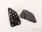 Carbon glanz Fersenschützer -/Schoner vorne für Buell XB9 XB12 R S SX STT SCG EBR - STW-Solutions