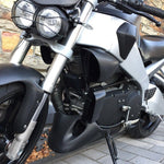 Carbon glanz Ölkühlerabdeckung Verkleidung 6-Reihig für Buell XB 9 12 2003-2008 EBR - STW-Solutions