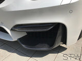 Carbon Splitter Front-Spoiler-Ecken Flaps Wings - für BMW M3 F80 + M4 F82 F83