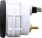 Unterdruckanzeige Vakuum -1 Bar 12V Retro-Look schwarz Turbo 52mm Rundinstrument - STW-Solutions
