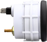 Unterdruckanzeige Vakuum -1 Bar 12V Retro-Look schwarz Turbo 52mm Rundinstrument - STW-Solutions