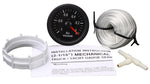 Unterdruckanzeige Vakuum -1 Bar 12V Retro-Look schwarz Turbo 52mm Rundinstrument - STW-Solutions