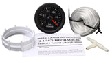 Unterdruckanzeige Vakuum -1 Bar 12V Retro-Look schwarz Turbo 52mm Rundinstrument - STW-Solutions
