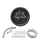 Wassertemperatur-Anzeige 12V Retro-Look schwarz 52mm Rundinstrument - STW-Solutions