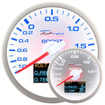 4in1 Ladedruck Anzeige + Öldruck Öltemperatur Volt - Multi-gauge OLED