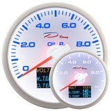4in1 Öldruck Anzeige + Öltemperatur Wassertemperatur Volt - Multi-gauge OLED - STW-Solutions