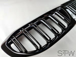 Frontgrill Nieren Doppelsteg schwarz für BMW 3er G20 G21 mit/ohne PASP - STW-Solutions