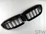 Frontgrill Nieren Doppelsteg schwarz für BMW 3er G20 G21 mit/ohne PASP - STW-Solutions