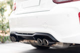 Carbon matt / glänzend Auspuffblenden Endrohre für BMW M2 F87 - 90mm - STW-Solutions