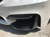 Carbon Front Flaps Frontlippe Spoiler Ecken -small- für BMW M3 F80 M4 F82 F83 - STW-Solutions